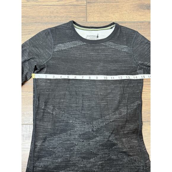 SmartWool Merino Wool Intraknit 200 BaseLayer Top Womens Long Sleeve Black Sz S - Picture 5 of 8